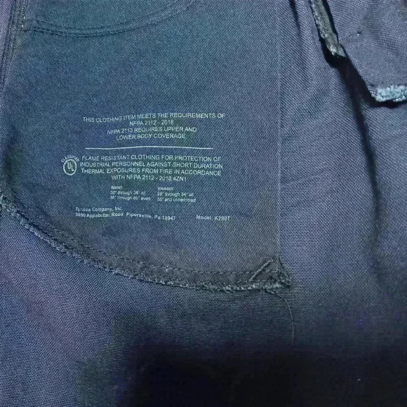 TYNDALE ArcRated Flame Resistant 5  pocket Pants. Men's size 30x34 - Picture 4 of 9